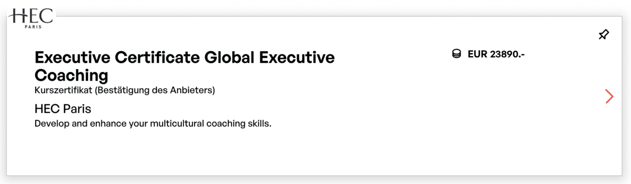 HEC Executive Certificate Global Executive