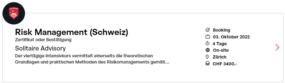Risk Management Schweiz